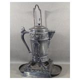 Antique Silver Plate Formal Water Pitcher / Server