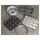 Collection Of Baking Pans Muffin Pans Loaf Pan