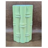 Vintage Red Wing Pottery Bamboo Planter, Yellow