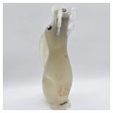 MID-CENTURY MURANO GLASS DOG DECANTER BY MASTER