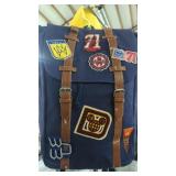 Disney Parks Navy Blue Vintage Patch Backpack