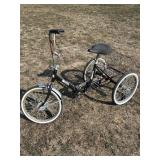 TRI-FECTA ADULT FOLDING TRICYCLE W/ REAR METAL