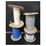 4 Spools Paracord 1 NOS 3 Partial