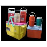 Throw Back Picnic Cooler, Thermoses + No Shipping