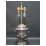 Antique 'Peace' Loving Cup Lamp Conversion