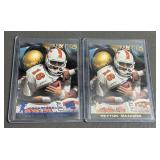 2 Peyton Manning #1 Rookie Cards 1998 PressPass