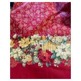 VTG Christmas Fabric Border on Both Sides for