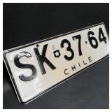 Chilean License Plate