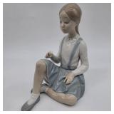Lladro 'Girl with Flower' Figurine