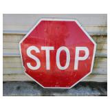 Vtg Road Sign Stop Sign