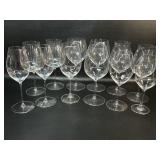 12 Riedel Wine Glasses Pairs & Singles Signed + 1