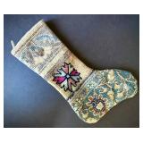 Oriental Carpets Christmas Stocking Upcycled from
