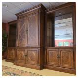 Thomasville Burl Woods Three Piece Cabinet Set