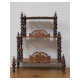 Antique Twisted Leg Table-Top Bookstand