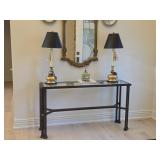 Modern Iron Base Wall / Sofa Table