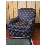 Vintage Upholstered Parlor / Office Chair