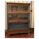 Antique Globe-Wernicke 3-Section Lawyers Shelf