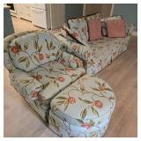 Matching Pomegranate Sofa, Chair, & Ottoman