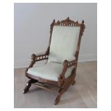 Antique Eastlake Stand Rocking Chair