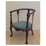 Antique Parlor Barrel Chair