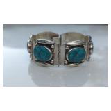 Vintage Taxco / Mexican Sterling Silver Turquoise