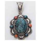 Vintage Navajo Lorenzo James Sterling Silver