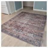 7' x 9' Loren Brick Turkish Rug