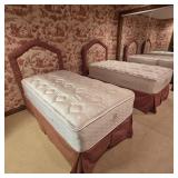 Twin Bed Pair w/ Seally Posturepedic Mattresses