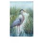 Marsh Heron Canvas Painting