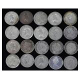 20- Silver Canadian Dimes Various Dates