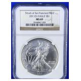 2011-S American Silver Eagle NGC MS-69