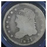 1834 Capped Bust Half Dime