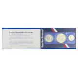 1976-3 Coin 40% Silver Bicentennial Set