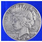 1934-S Peace Dollar