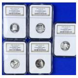 5 -2008 Silver State QTR NGC Graded PF-70 U-Cam
