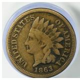1863 Indian Head Cent