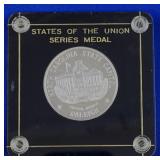 Silver-Raleigh, NC State of the Union Medal