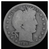 1892 Barber Half