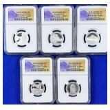 5 -2010-S Silver Nat. Park  QTR NGC Graded PF-70