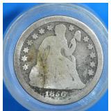 1856-O Seated Liberty Dime