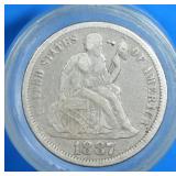 1887  Seated Liberty Dime
