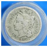 1872 - 3 Cent Nickel