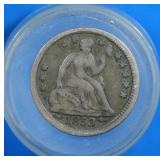 1853 Half Dime w/ Arrows