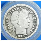 1898-S Barber Dime