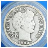 1900-S Barber Dime