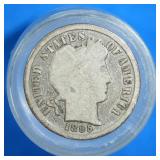 1895-S Barber DIme