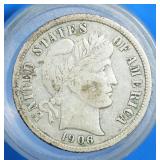 1906 Barber Dime