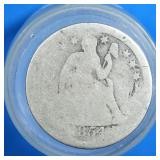1854-O Seated Liberty Dime w/arrows