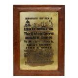 1830s NY Broadside Printing Plate