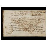 1797-1803 New York Construction Receipt Book